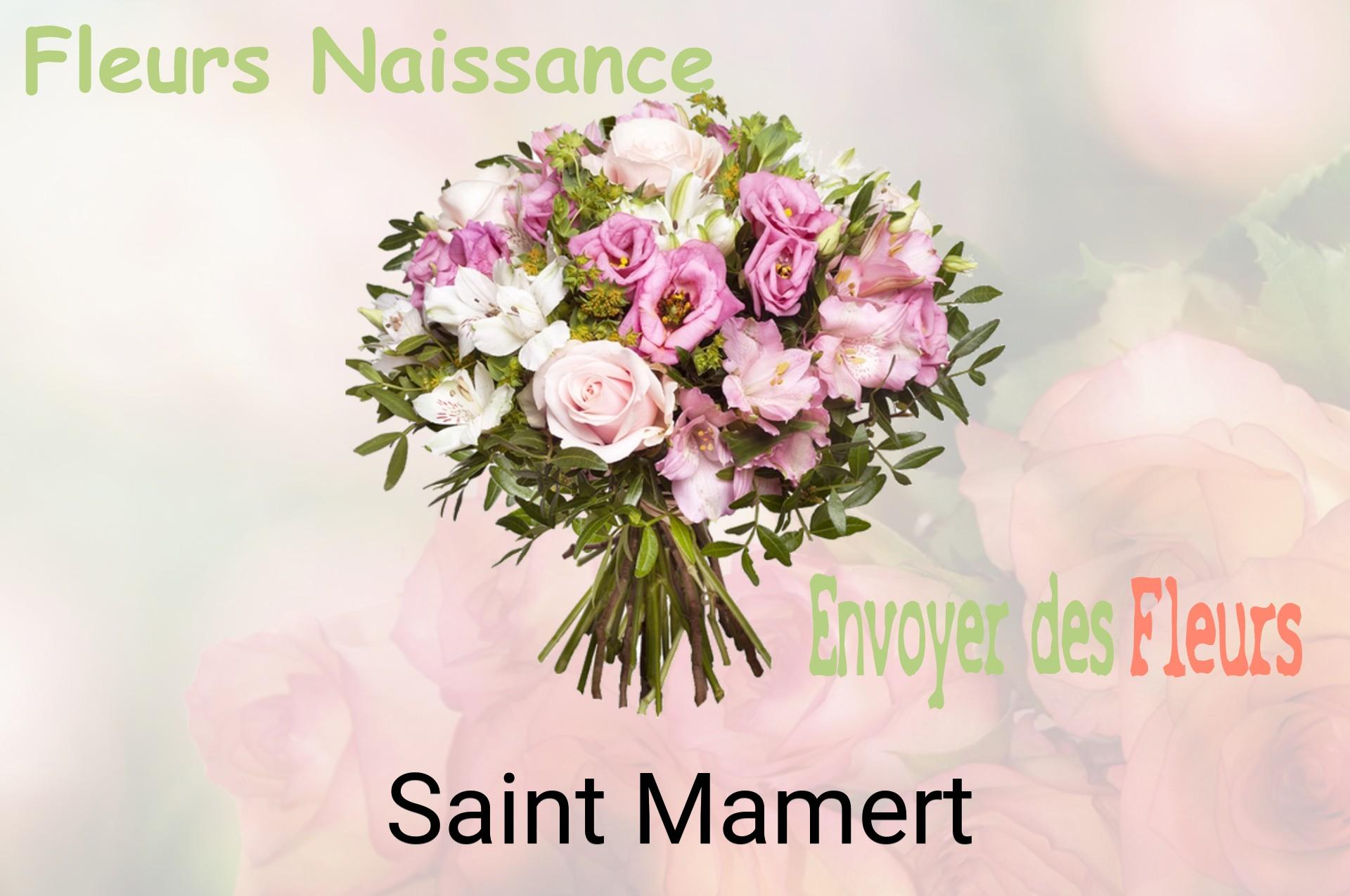 Bouquet de fleurs de naissance livré à Saint-Mamert